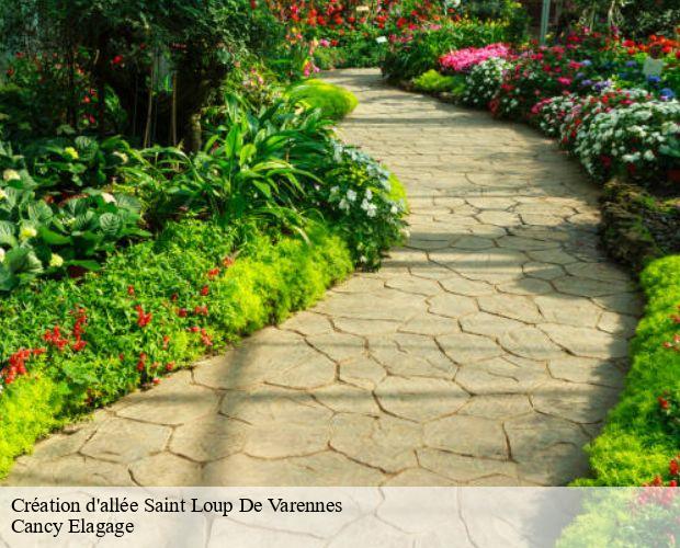 Création d'allée  saint-loup-de-varennes-71240 Cancy Elagage