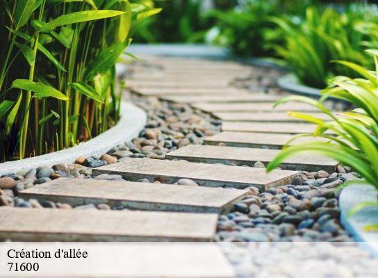 Création d'allée  vitry-en-charollais-71600 Cancy Elagage