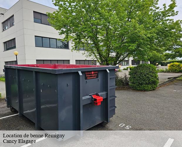 Location de benne  remigny-71150 Cancy Elagage